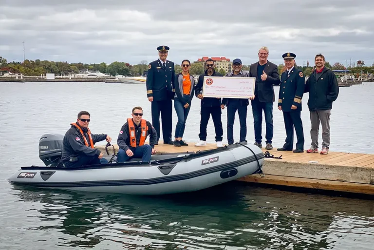 Orillia Firefighters Make Lifesaving Rescue with Newly Granted Equipment